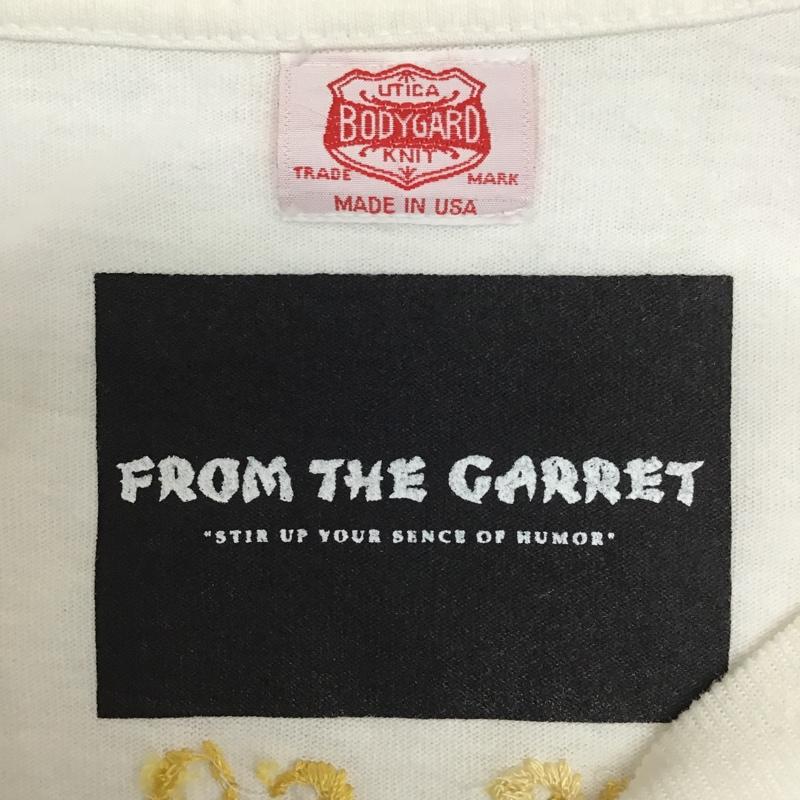 フロムザギャレット FROM THE GARRET Tシャツ 半袖 01-01051-05 虎 福 L 刺繍 白 / ホワイト /  メンズ USED 古着 中古 10092088