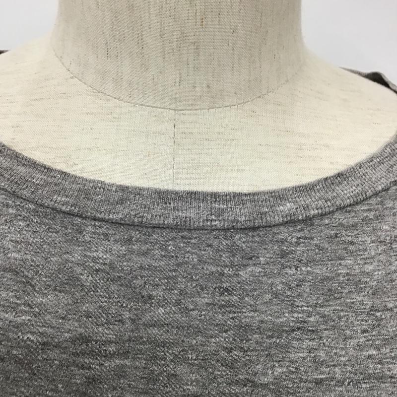 ソフネット SOPHNET. Tシャツ 半袖 SOPH-123106 切替 フランネル ドット チェック XL  灰 / グレー /  メンズ USED 古着 中古 10092143