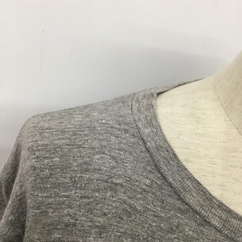 ソフネット SOPHNET. Tシャツ 半袖 SOPH-123106 切替 フランネル ドット チェック XL  灰 / グレー /  メンズ USED 古着 中古 10092143