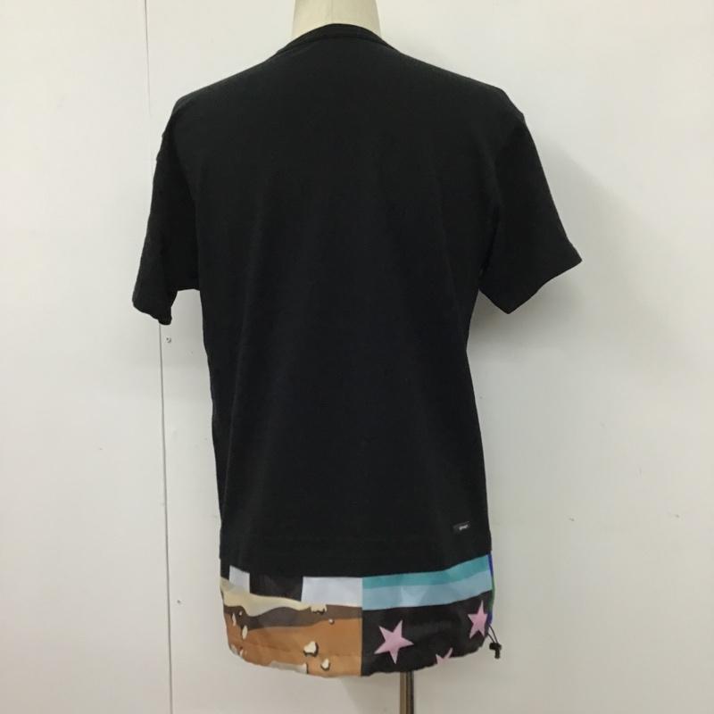 ソフネット SOPHNET. Tシャツ 半袖 SOPH-170009 フェイクレイヤード ポケット S 無地 黒 / ブラック /  メンズ USED 古着 中古 10092144