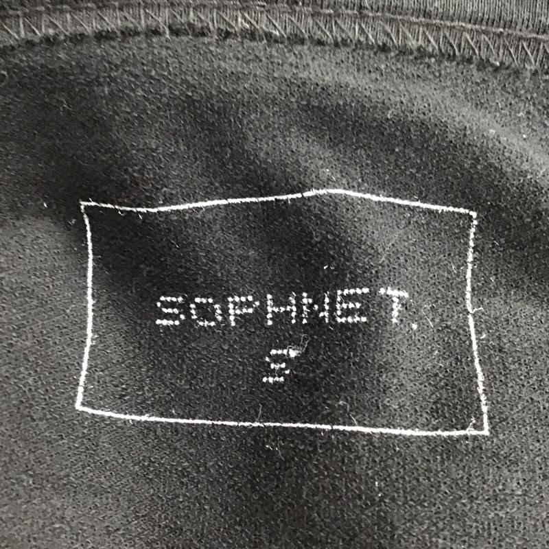 ソフネット SOPHNET. Tシャツ 半袖 SOPH-170009 フェイクレイヤード ポケット S 無地 黒 / ブラック /  メンズ USED 古着 中古 10092144