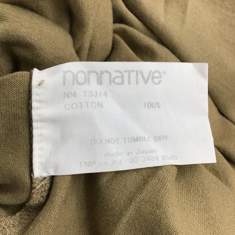 ノンネイティブ nonnative Tシャツ 半袖 NN-T3314 3 ロゴ、文字 ベージュ / ベージュ /  メンズ USED 古着 中古 10092158