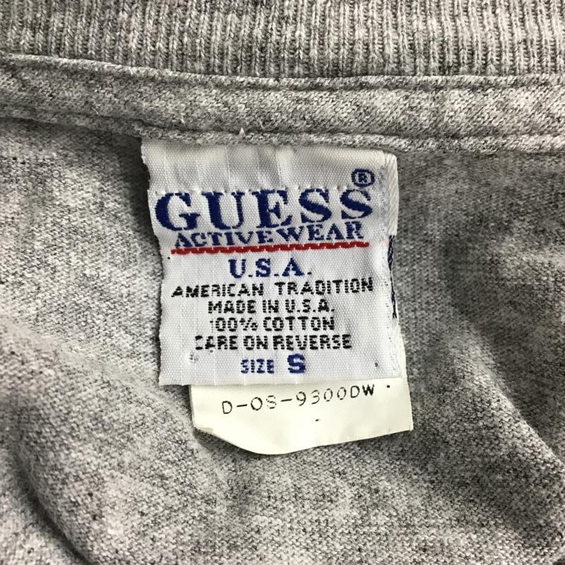 ゲス Guess Tシャツ 半袖 M プリント 灰 / グレー /  メンズ USED 古着 中古 10092173