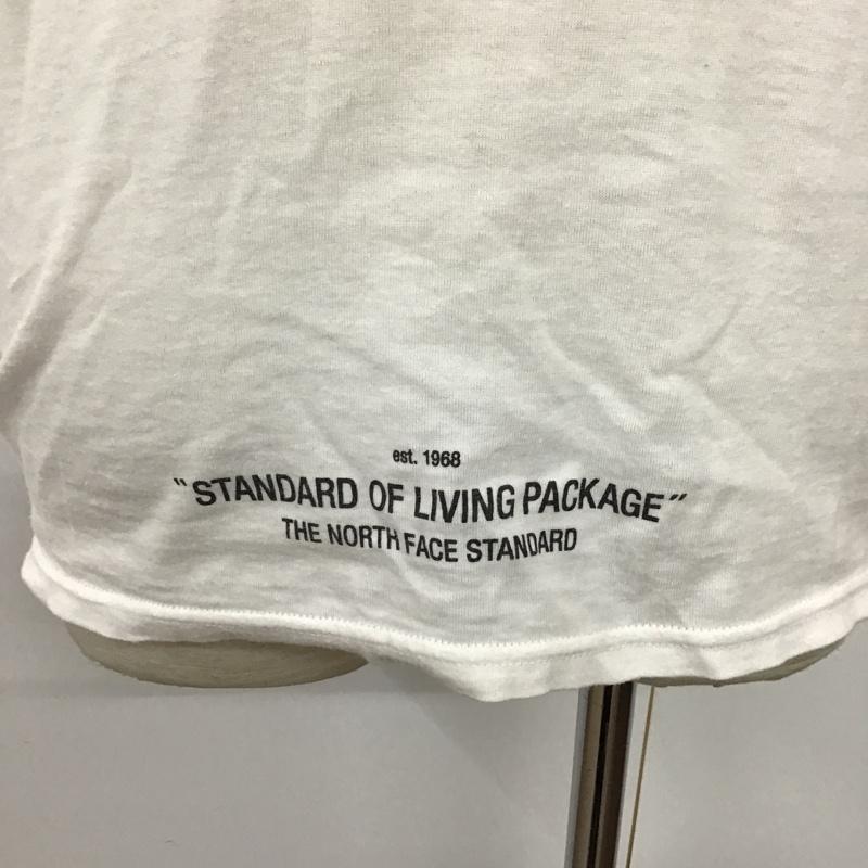 ザノースフェイス THE NORTH FACE Tシャツ 半袖 NT81400R STANDARD S ロゴ、文字 白 / ホワイト /  メンズ USED 古着 中古 10092175