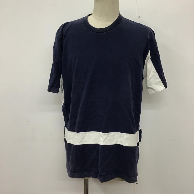 ホワイトマウンテニアリング WHITE MOUNTAINEERING Tシャツ 半袖 3 無地 白 / ホワイト / X 青 / ブルー /  メンズ USED 古着 中古 10092189