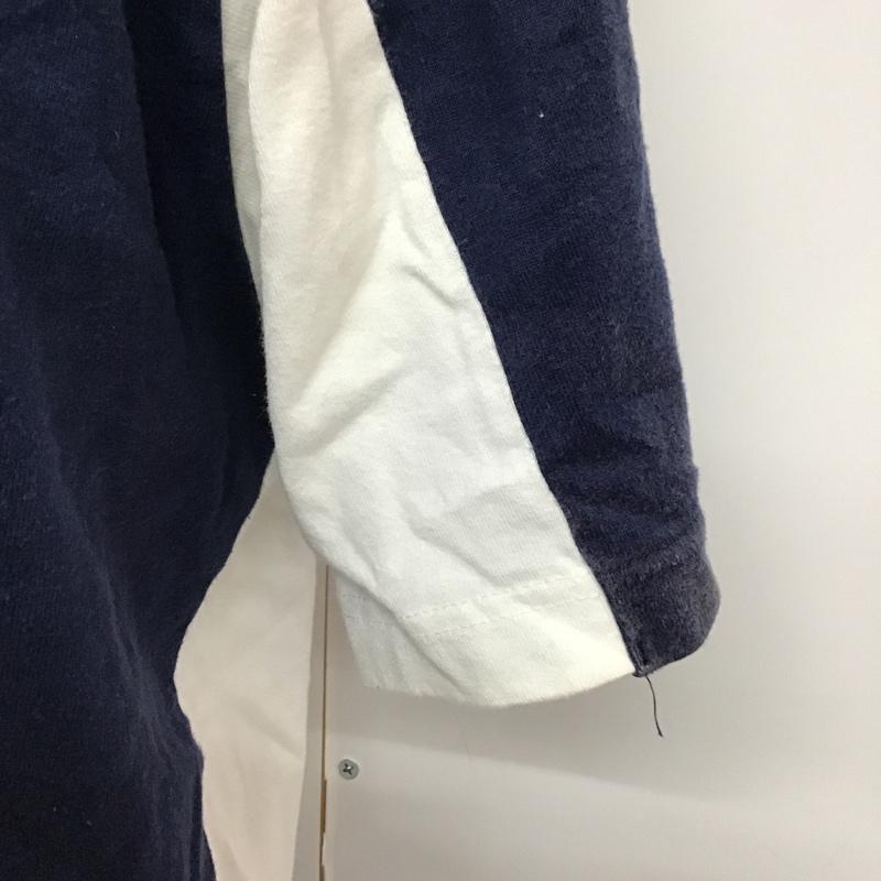 ホワイトマウンテニアリング WHITE MOUNTAINEERING Tシャツ 半袖 3 無地 白 / ホワイト / X 青 / ブルー /  メンズ USED 古着 中古 10092189