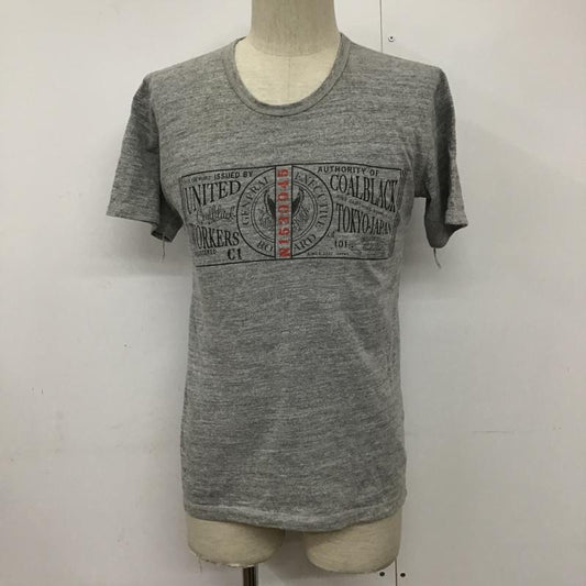 コールブラック Coal Black Tシャツ 半袖 M プリント 灰 / グレー /  メンズ USED 古着 中古 10092190
