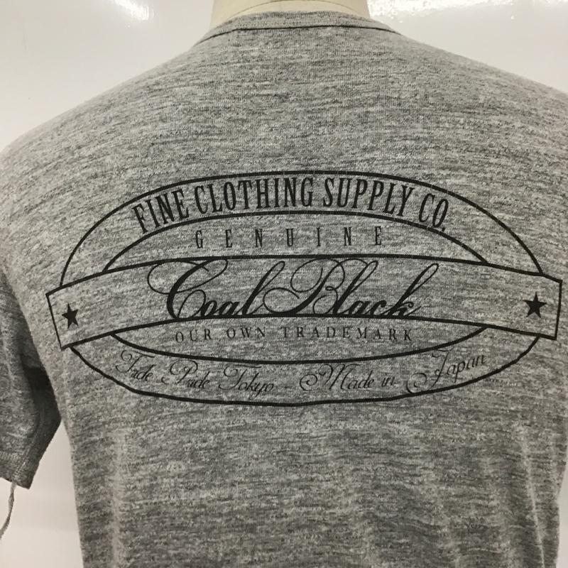 コールブラック Coal Black Tシャツ 半袖 M プリント 灰 / グレー /  メンズ USED 古着 中古 10092190