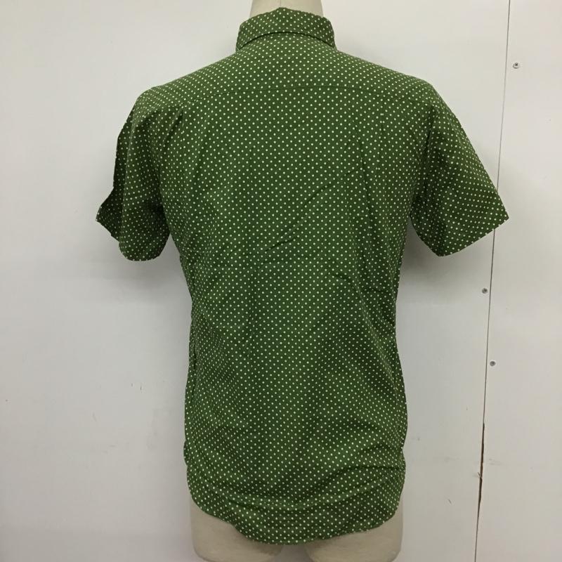 ギルティーパーティーズ GUILTYPARTIES シャツ、ブラウス 半袖 16SS-WMS-BD13 WACKO MARIA ボタンダウン S ドット 緑 / グリーン / X 白 / ホワイト /  メンズ USED 古着 中古 10092191