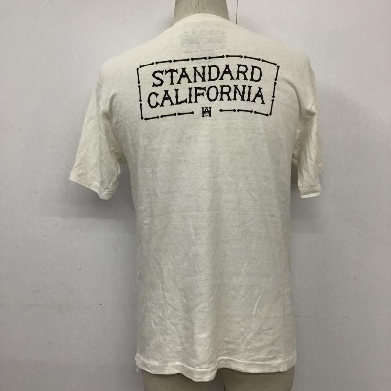 スタンダード カリフォルニア STANDARD CALIFORNIA Tシャツ 半袖 M プリント 白 / ホワイト /  メンズ USED 古着 中古 10092192
