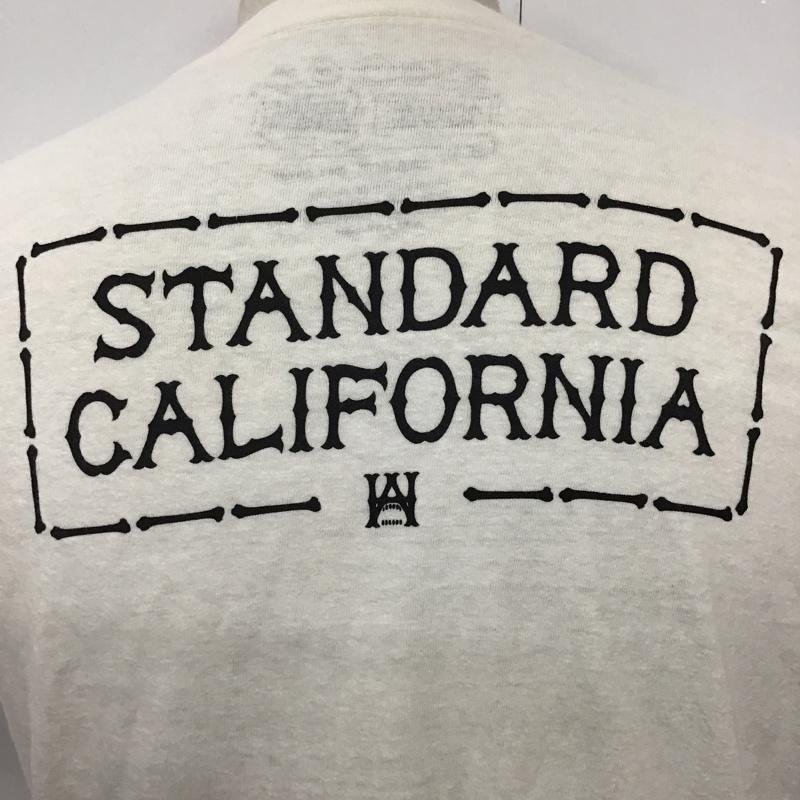 スタンダード カリフォルニア STANDARD CALIFORNIA Tシャツ 半袖 M プリント 白 / ホワイト /  メンズ USED 古着 中古 10092192