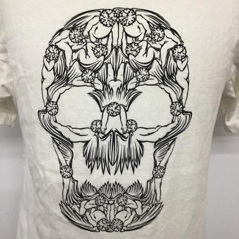 スタンダード カリフォルニア STANDARD CALIFORNIA Tシャツ 半袖 M プリント 白 / ホワイト /  メンズ USED 古着 中古 10092192