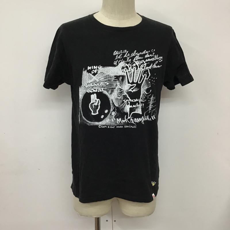 マーク・ゴンザレス Mark Gonzales Tシャツ 半袖 L プリント 黒 / ブラック /  メンズ USED 古着 中古 10092193