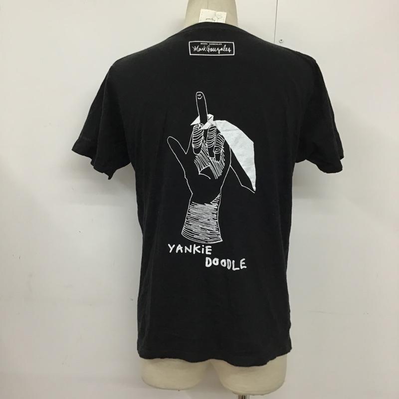 マーク・ゴンザレス Mark Gonzales Tシャツ 半袖 L プリント 黒 / ブラック /  メンズ USED 古着 中古 10092193
