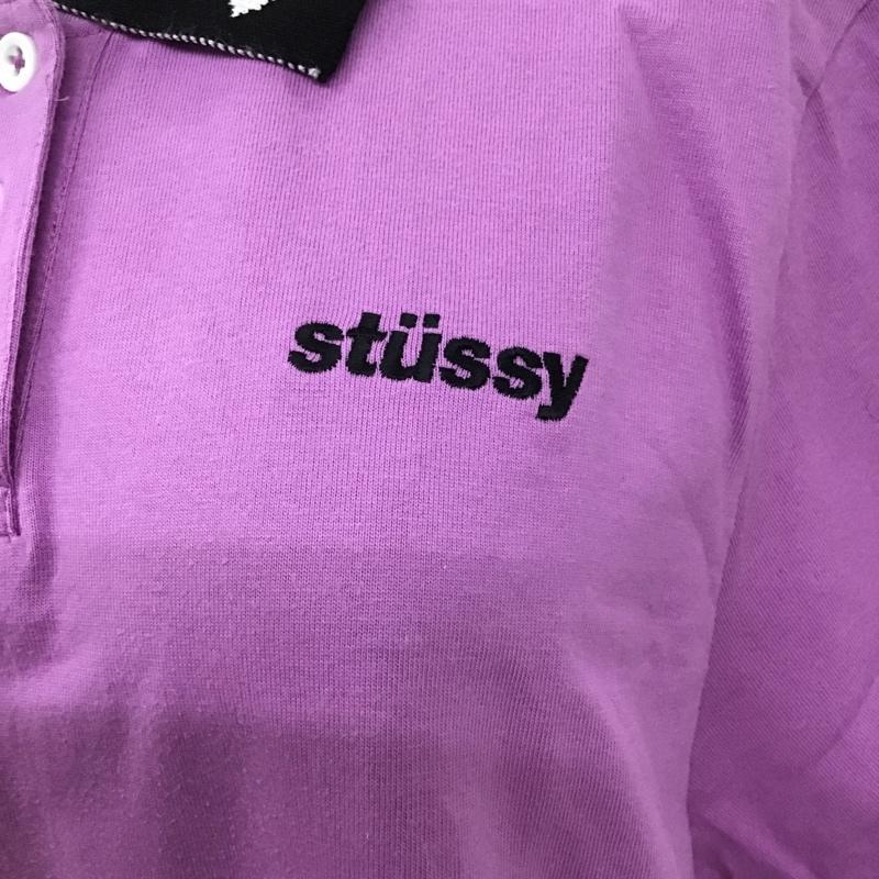 ステューシーウィメン Stussy Women ワンピース ロングスカート 214491 シャツワンピース MemphisCollarDress ポロシャツワンピース M 無地 紫 / パープル / レディース USED 古着 中古 10092218