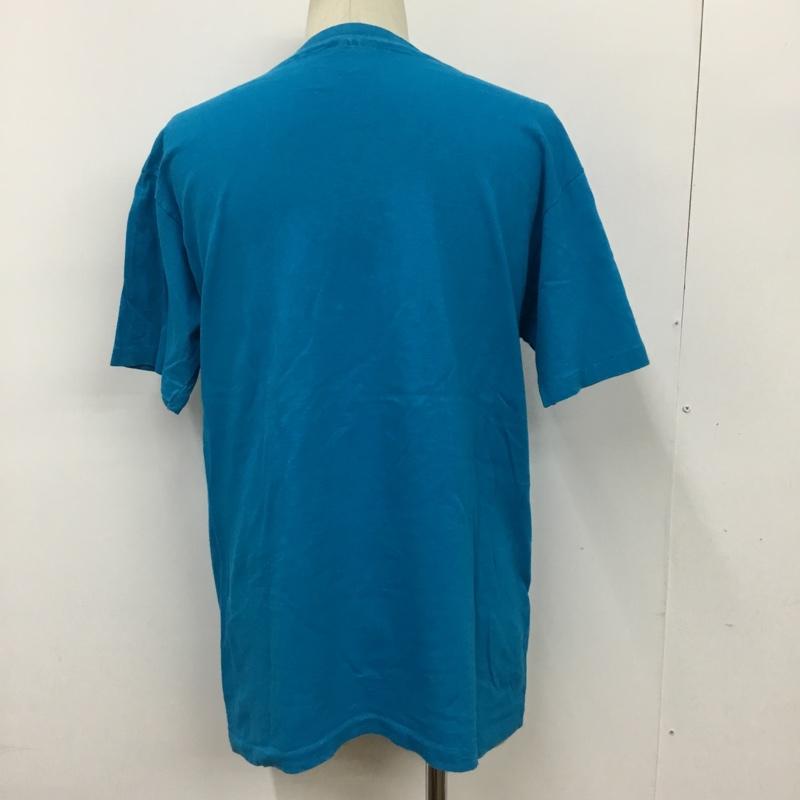 ヘインズ HANES Tシャツ 半袖 Hawaii L プリント 青 / ブルー /  メンズ USED 古着 中古 10092243