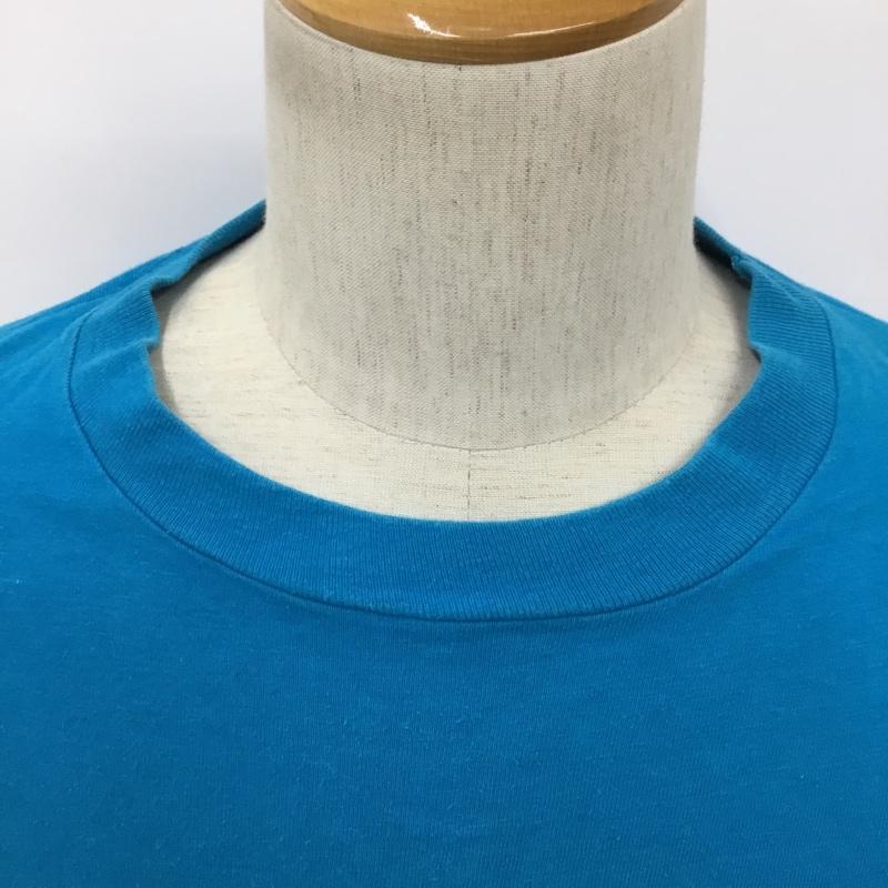 ヘインズ HANES Tシャツ 半袖 Hawaii L プリント 青 / ブルー /  メンズ USED 古着 中古 10092243