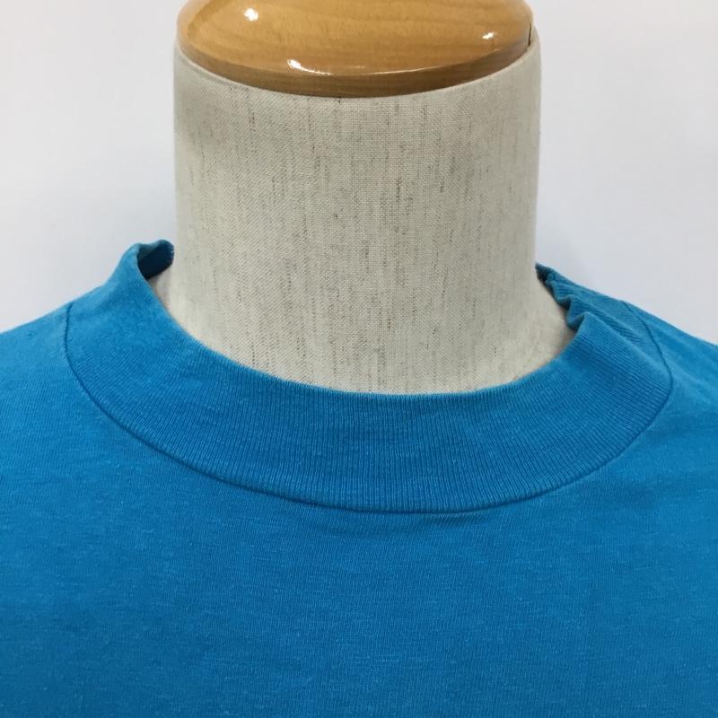 ヘインズ HANES Tシャツ 半袖 ヤシの木 パームツリー L プリント 水色 / ライトブルー /  メンズ USED 古着 中古 10092246