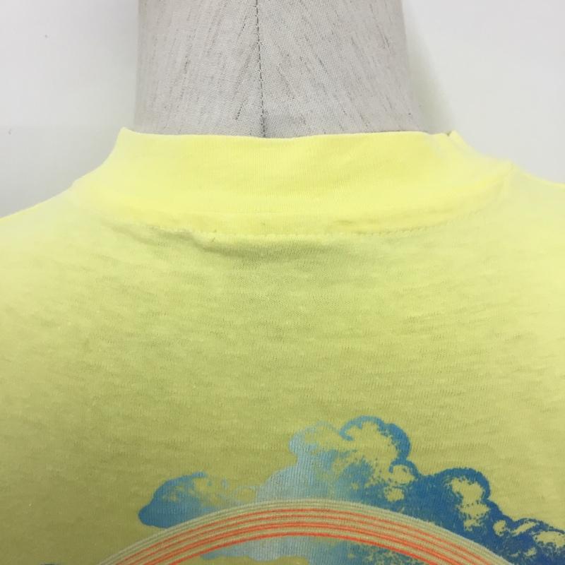 ヘインズ HANES Tシャツ 半袖 バックプリント HAWAII L ロゴ、文字 黄 / イエロー /  メンズ USED 古着 中古 10092250