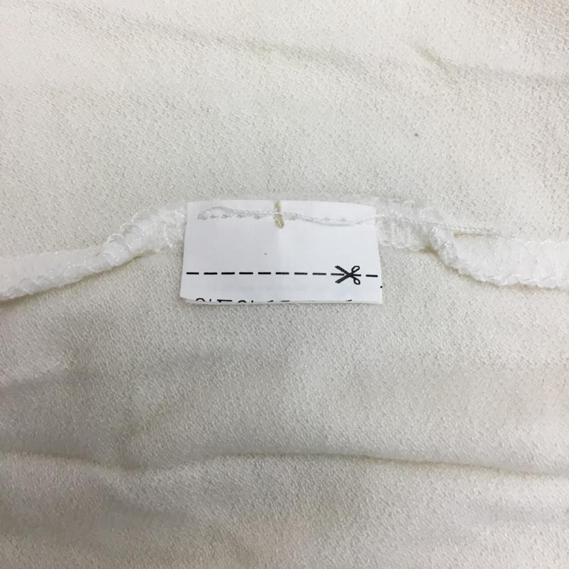 ザラウーマン ZARA WOMAN カットソー 半袖 ノースリーブカットソー フリルカットソー M 無地 黄 / イエロー /  レディース USED 古着 中古 10092259