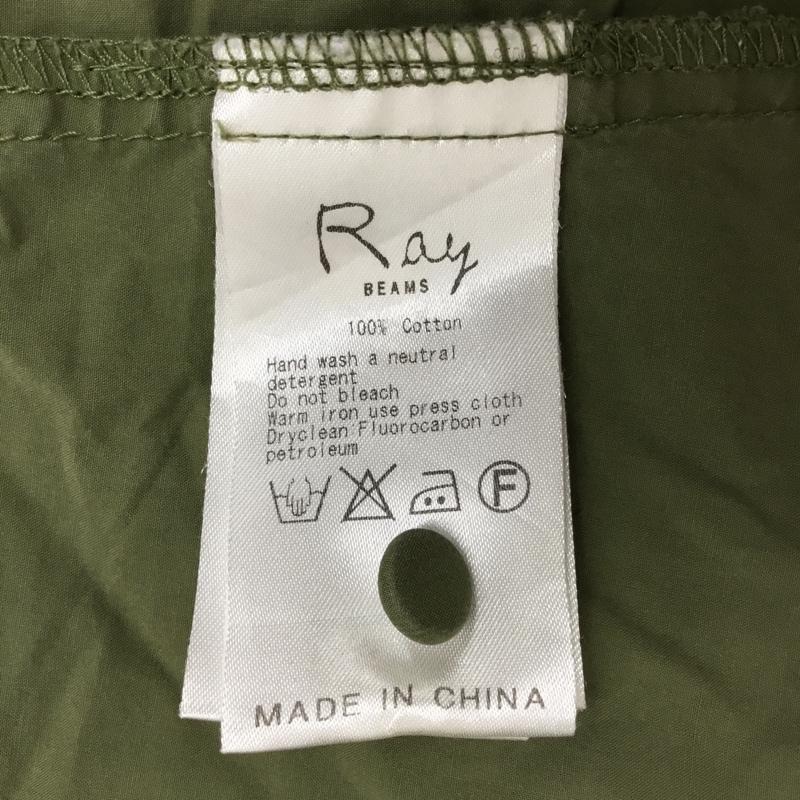 レイビームス Ray BEAMS タンクトップ タンクトップ ノースリーブ M 無地 カーキ / カーキ / レディース USED 古着 中古 10092283