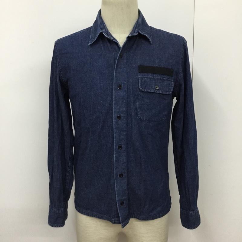 アーバンリサーチ URBAN RESEARCH シャツ、ブラウス 長袖 M 無地 インディゴ / インディゴ /  メンズ USED 古着 中古 10092288