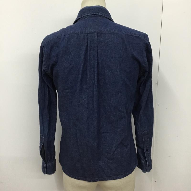 アーバンリサーチ URBAN RESEARCH シャツ、ブラウス 長袖 M 無地 インディゴ / インディゴ /  メンズ USED 古着 中古 10092288
