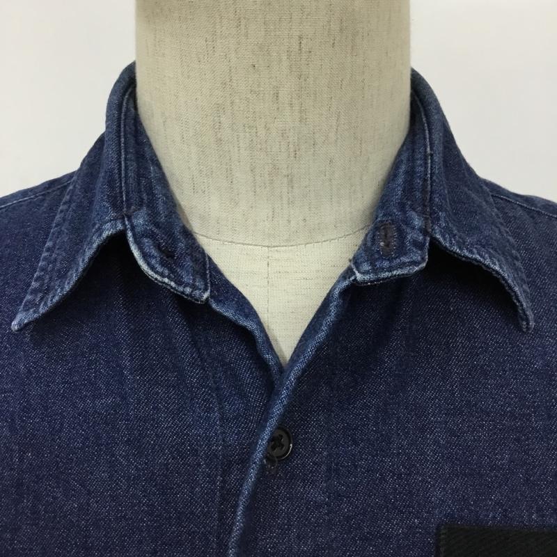 アーバンリサーチ URBAN RESEARCH シャツ、ブラウス 長袖 M 無地 インディゴ / インディゴ /  メンズ USED 古着 中古 10092288