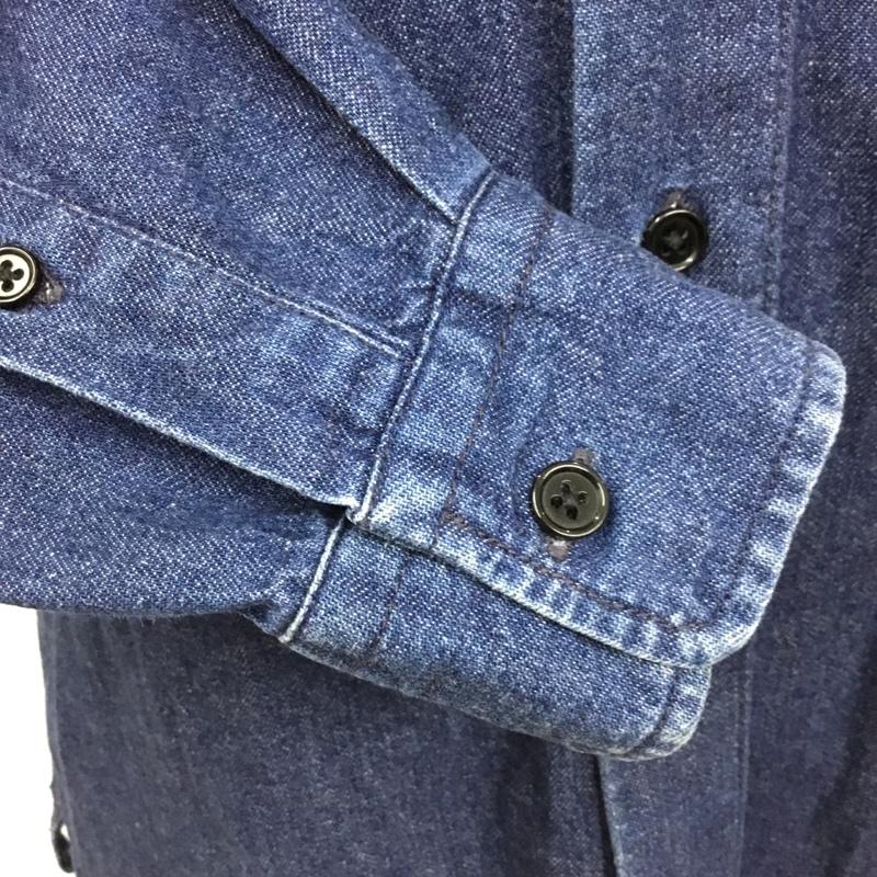 アーバンリサーチ URBAN RESEARCH シャツ、ブラウス 長袖 M 無地 インディゴ / インディゴ /  メンズ USED 古着 中古 10092288