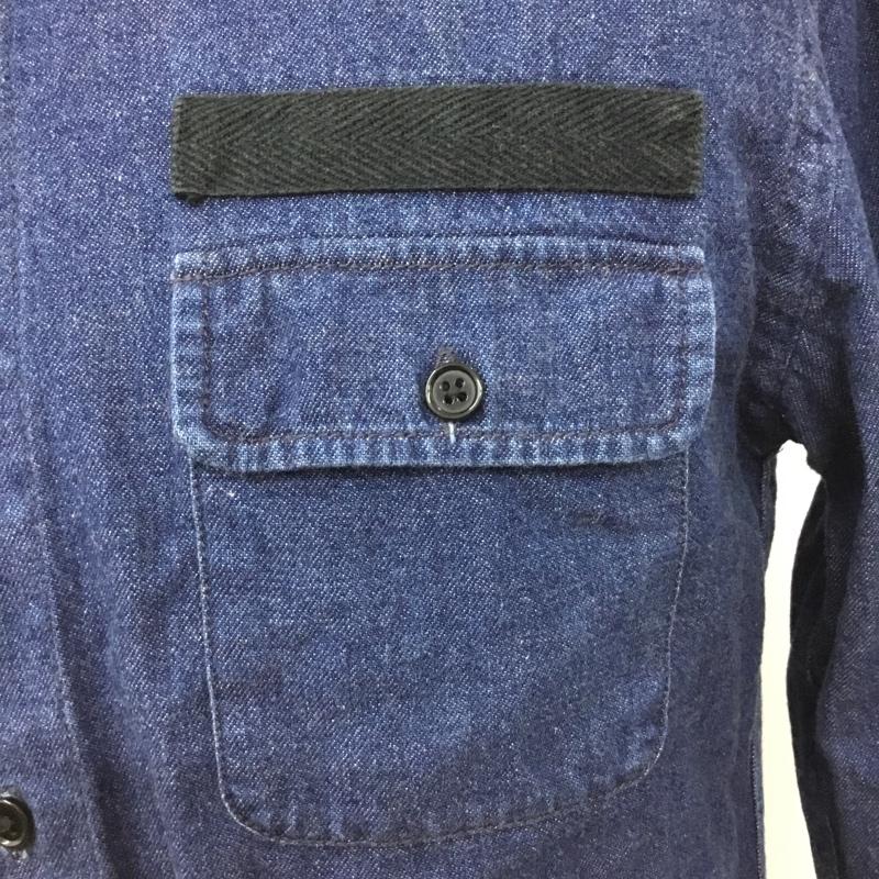 アーバンリサーチ URBAN RESEARCH シャツ、ブラウス 長袖 M 無地 インディゴ / インディゴ /  メンズ USED 古着 中古 10092288
