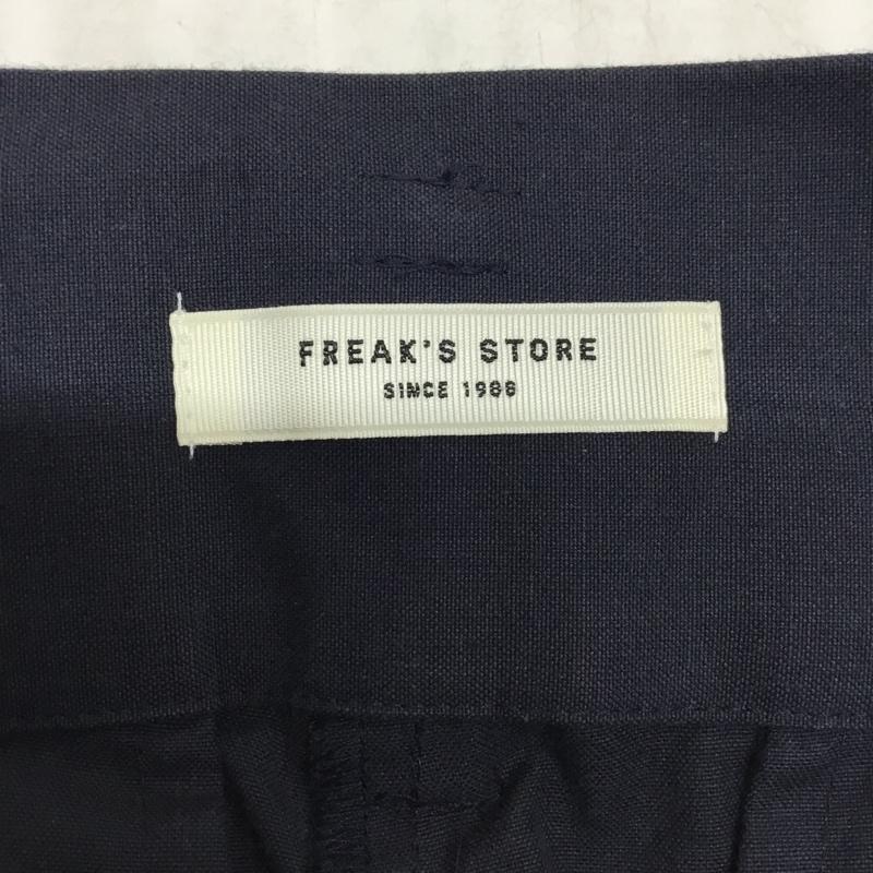 フリークスストア FREAK'S STORE ボトムス ボトムス ワイドパンツ カジュアルパンツ ウエストリボンパンツ フレアパンツ S 無地 紺 / ネイビー / レディース USED 古着 中古 10092303