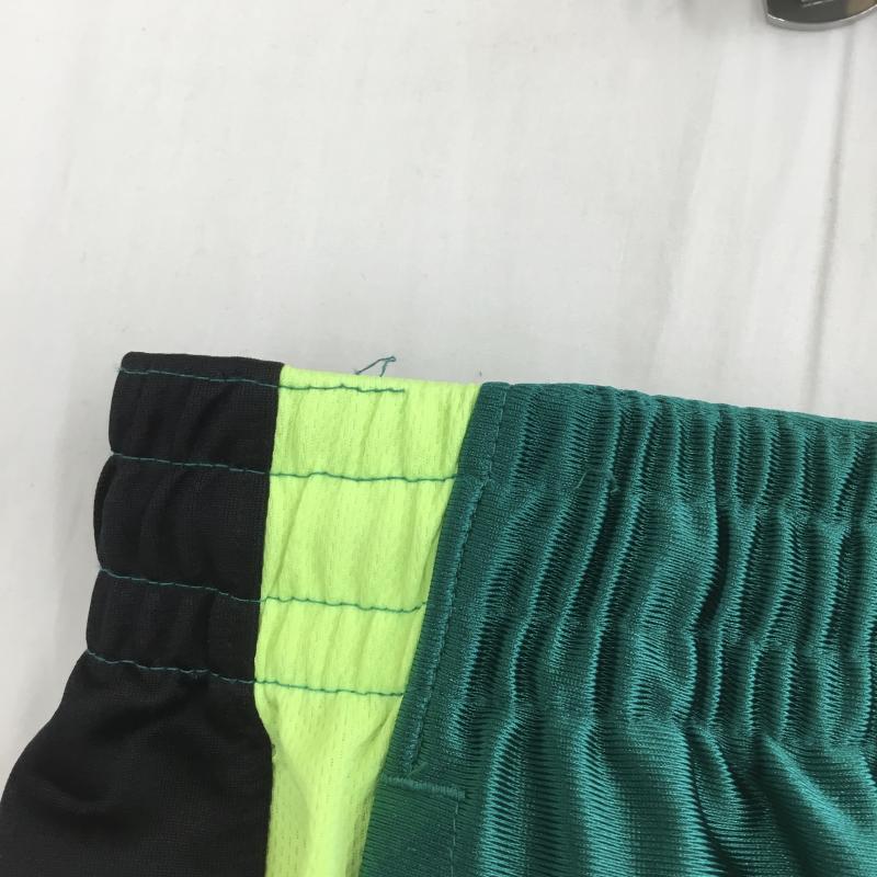 ジョーダンブランド JORDAN BRAND パンツ ショートパンツ バスケショーツ L 総柄 緑 / グリーン / X 黒 / ブラック / X 黄緑 / イエローグリーン / メンズ USED 古着 中古 10092325