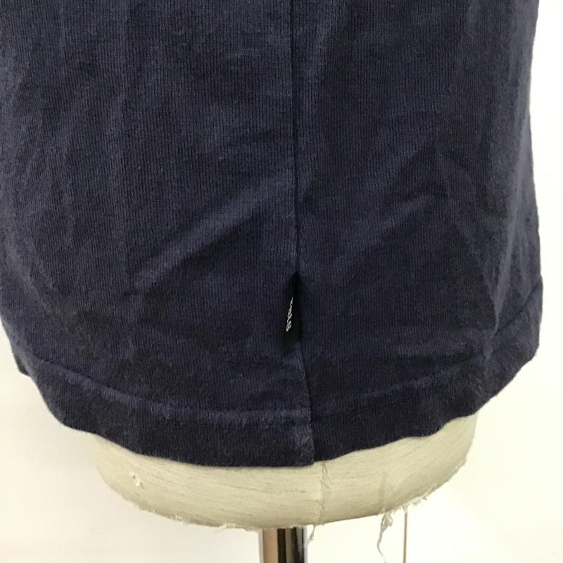 ラッツ RATS Tシャツ 半袖 J.ROGER13 L ロゴ、文字 紺 / ネイビー /  メンズ USED 古着 中古 10092338