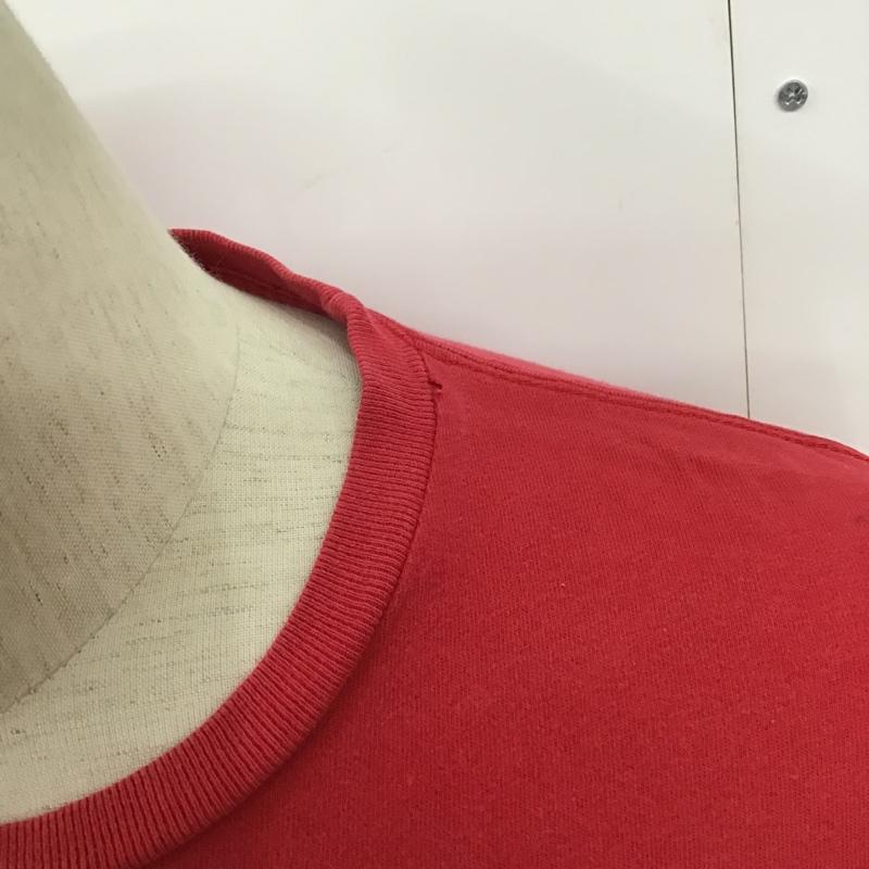 ラルフローレン RALPHLAUREN Tシャツ 半袖 POLO JEANS S ロゴ、文字 赤 / レッド /  メンズ USED 古着 中古 10092340