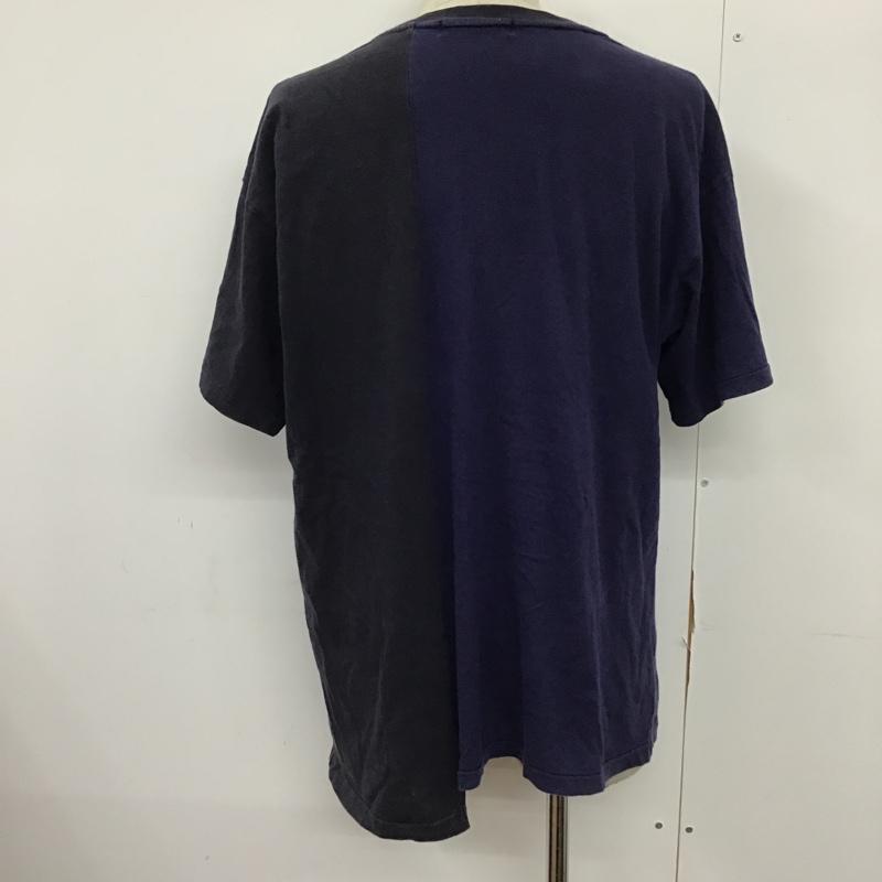 ジョンアンダーカバー JohnUNDERCOVER Tシャツ 半袖 JUM4801 パッチワークTシャツ 3 無地 紺 / ネイビー /  メンズ USED 古着 中古 10092344