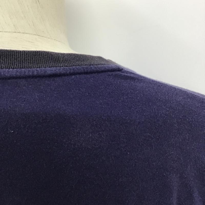 ジョンアンダーカバー JohnUNDERCOVER Tシャツ 半袖 JUM4801 パッチワークTシャツ 3 無地 紺 / ネイビー /  メンズ USED 古着 中古 10092344