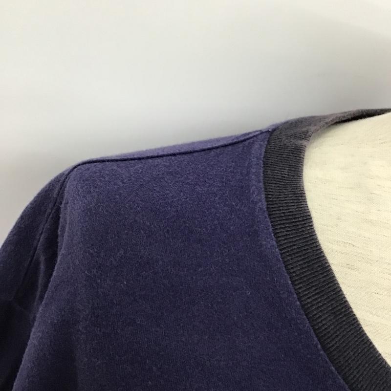 ジョンアンダーカバー JohnUNDERCOVER Tシャツ 半袖 JUM4801 パッチワークTシャツ 3 無地 紺 / ネイビー /  メンズ USED 古着 中古 10092344