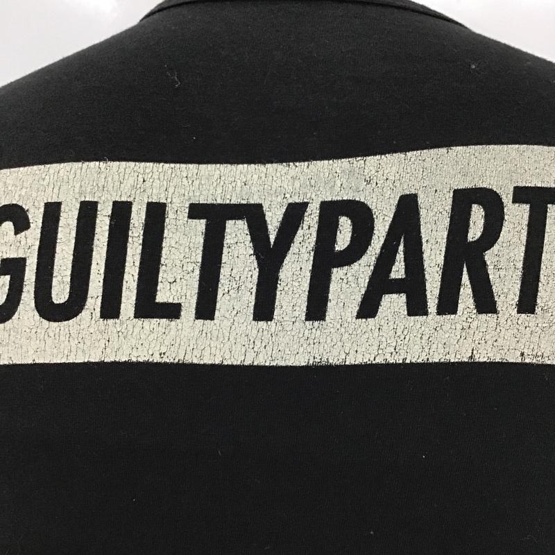 ギルティーパーティーズ GUILTYPARTIES Tシャツ 半袖 WACKO MARIA Vネック M ロゴ、文字 黒 / ブラック /  メンズ USED 古着 中古 10092347