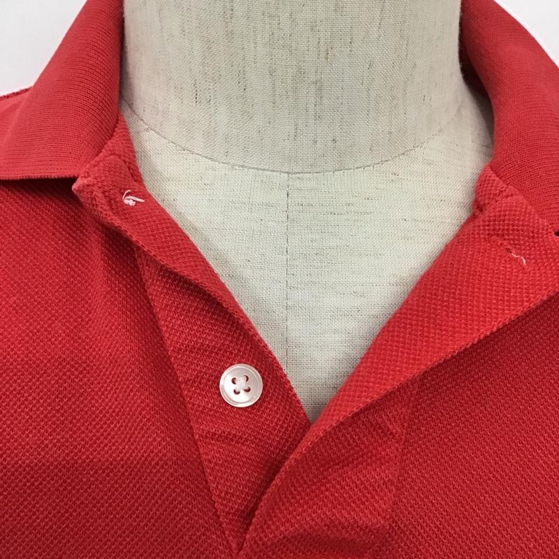 ザノースフェイス THE NORTH FACE ポロシャツ 半袖 NT-5281 M ロゴ、文字 赤 / レッド / メンズ USED 古着 中古 10092362