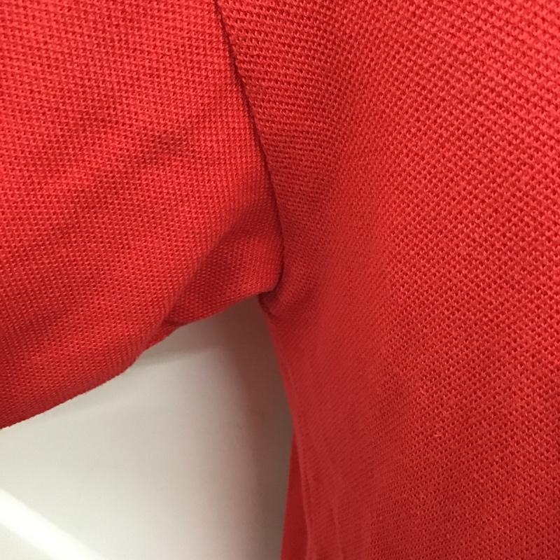 ザノースフェイス THE NORTH FACE ポロシャツ 半袖 NT-5281 M ロゴ、文字 赤 / レッド / メンズ USED 古着 中古 10092362