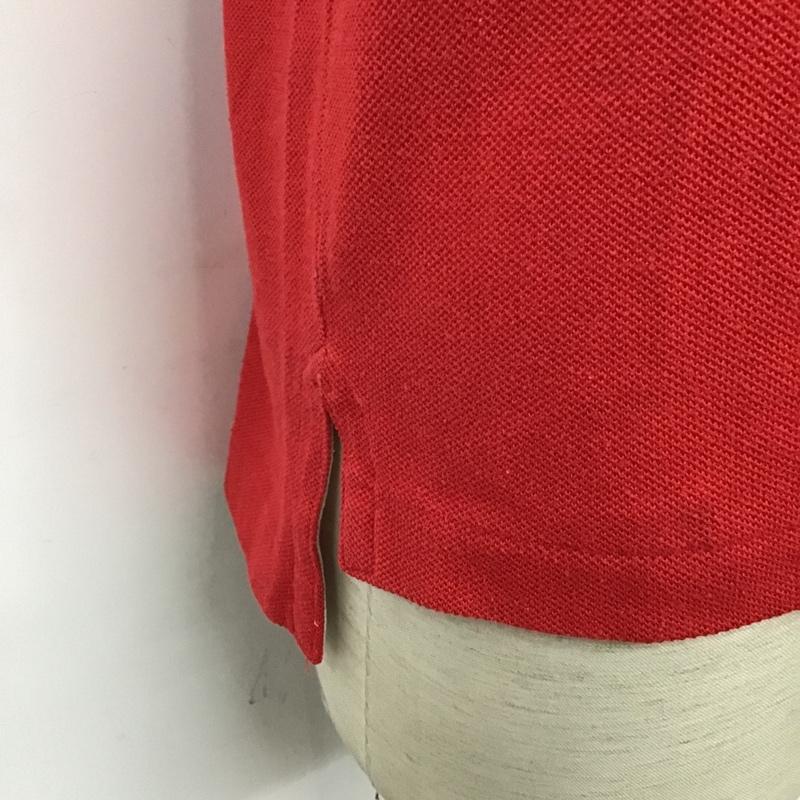 ザノースフェイス THE NORTH FACE ポロシャツ 半袖 NT-5281 M ロゴ、文字 赤 / レッド / メンズ USED 古着 中古 10092362