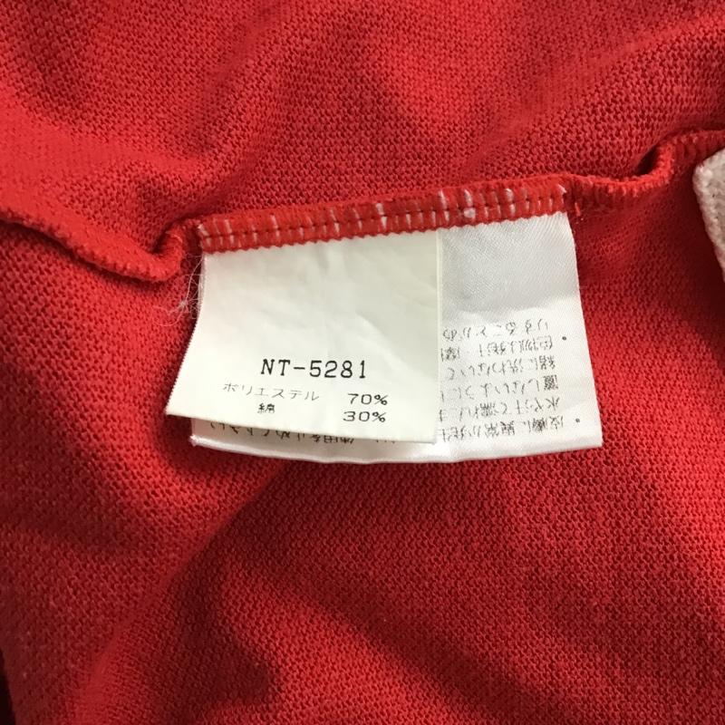 ザノースフェイス THE NORTH FACE ポロシャツ 半袖 NT-5281 M ロゴ、文字 赤 / レッド / メンズ USED 古着 中古 10092362