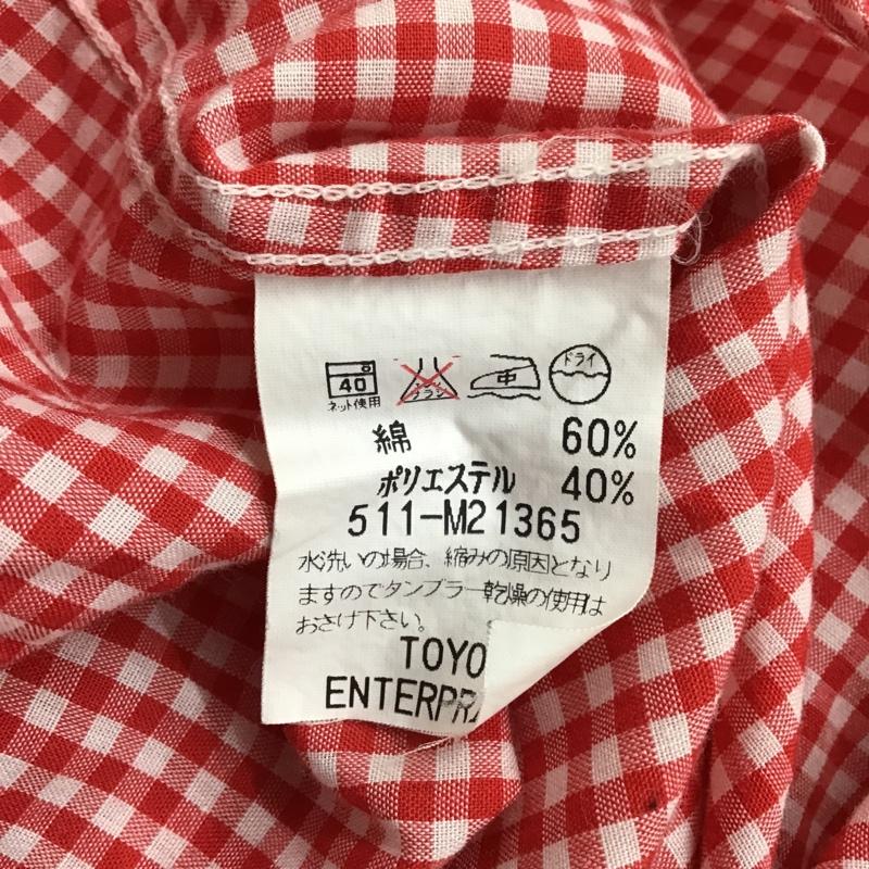 シュガーケーン SUGAR CANE シャツ、ブラウス 長袖 511-M21365 ウエスタンシャツ チェック 白 / ホワイト / X 赤 / レッド /  メンズ USED 古着 中古 10092425