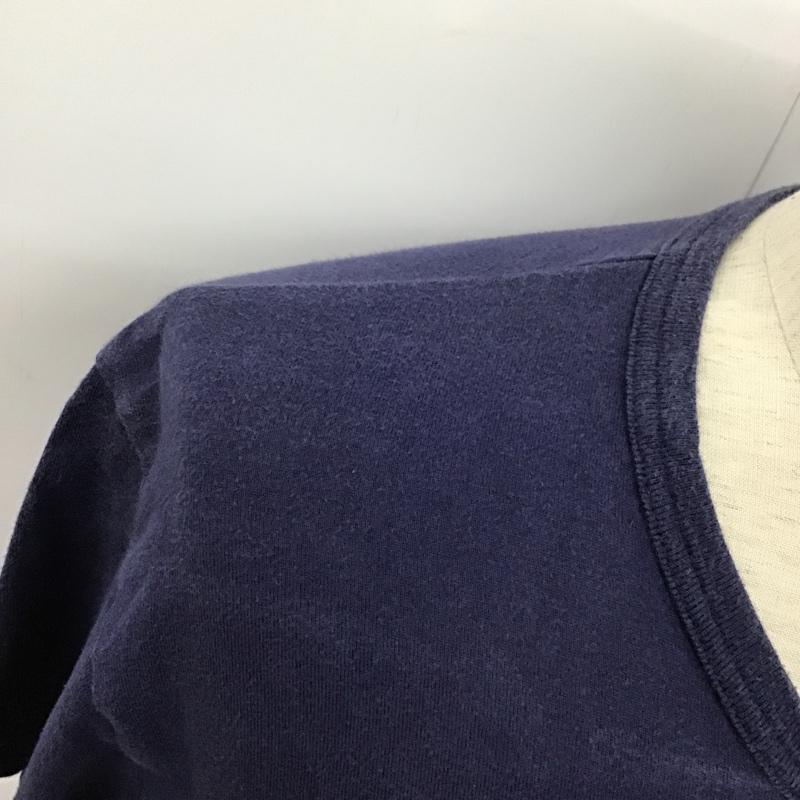 プレイコムデギャルソン PLAY COMME des GARCONS Tシャツ 半袖 AZ-T216 PLAY GOLD HEART ワッペン M ワンポイント 紺 / ネイビー / X 金 / ゴールド /  メンズ USED 古着 中古 10092435