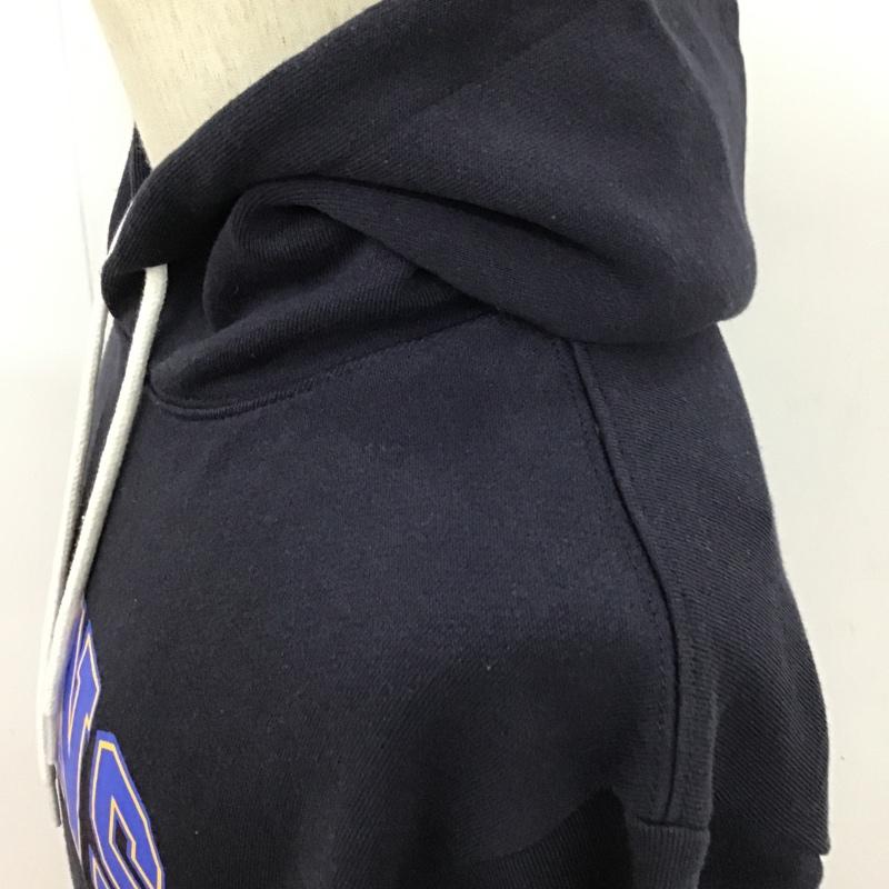 バンズ VANS パーカー 長袖 120K1031000 PULLOVER HOODIE スウェット M プリント 紺 / ネイビー / メンズ USED 古着 中古 10092447