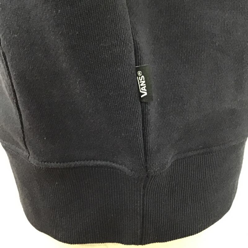 バンズ VANS パーカー 長袖 120K1031000 PULLOVER HOODIE スウェット M プリント 紺 / ネイビー / メンズ USED 古着 中古 10092447