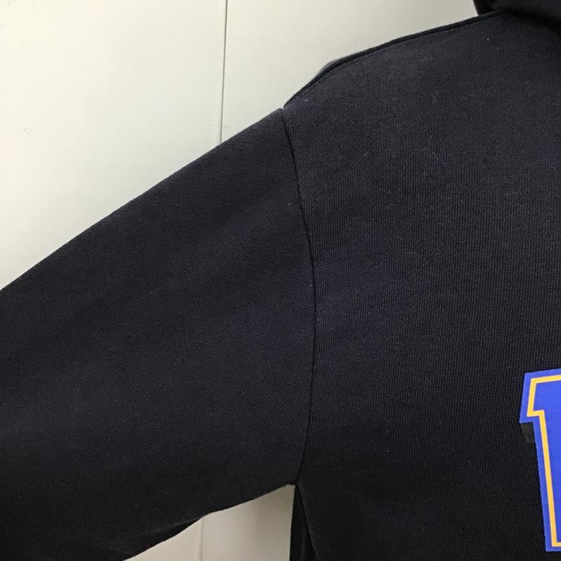 バンズ VANS パーカー 長袖 120K1031000 PULLOVER HOODIE スウェット M プリント 紺 / ネイビー / メンズ USED 古着 中古 10092447