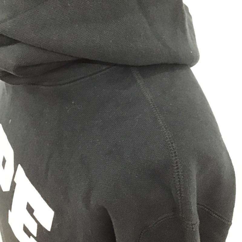 アベイシングエイプ A BATHING APE パーカー 長袖 フーディ M プリント X ロゴ、文字 黒 / ブラック / メンズ USED 古着 中古 10092455