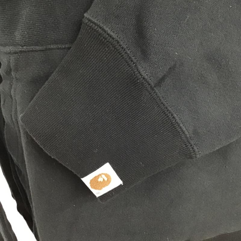 アベイシングエイプ A BATHING APE パーカー 長袖 フーディ M プリント X ロゴ、文字 黒 / ブラック / メンズ USED 古着 中古 10092455