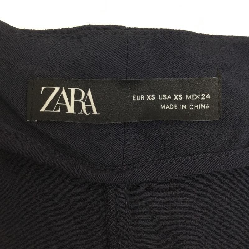 ザラ ZARA パンツ ショートパンツ XS 無地 紺 / ネイビー / レディース USED 古着 中古 10092492